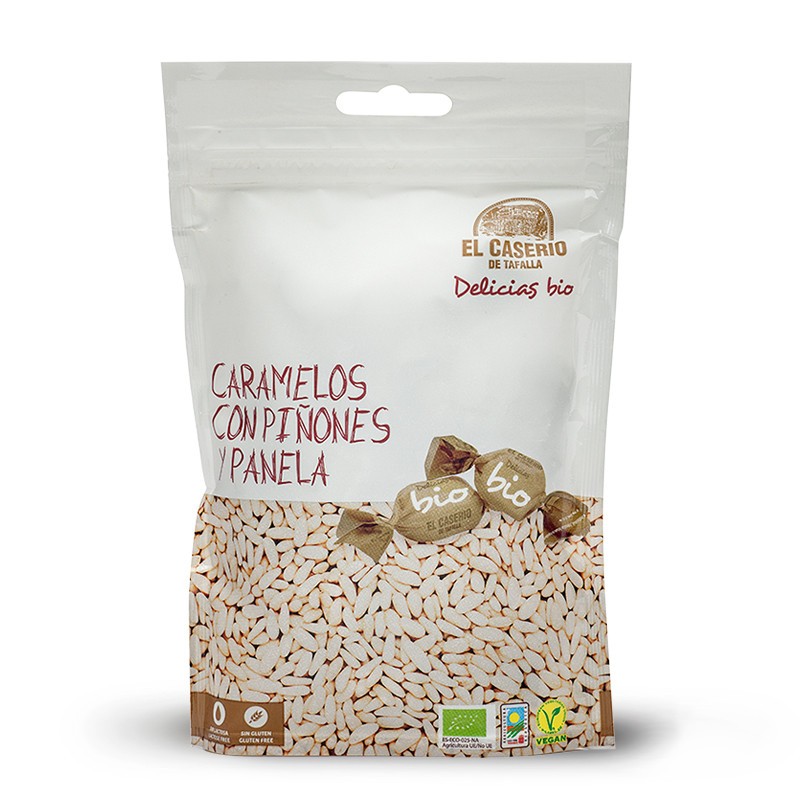 Caramelo Bio con piñones y panela