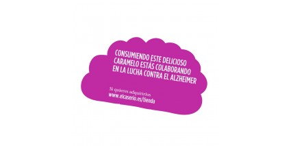 Anverso de la tarjeta corazón del Alzheimer