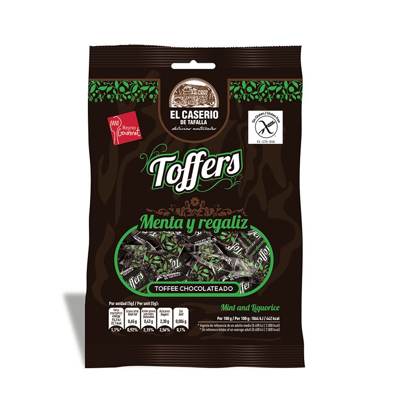Toffers de menta y regaliz