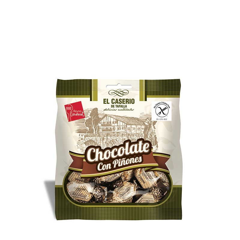 Chocolate con piñones
